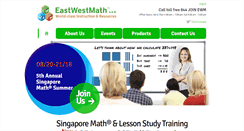 Desktop Screenshot of eastwestmath.com
