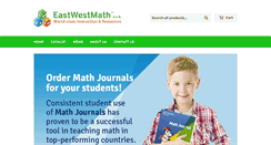 Desktop Screenshot of eastwestmath.net