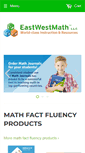 Mobile Screenshot of eastwestmath.net